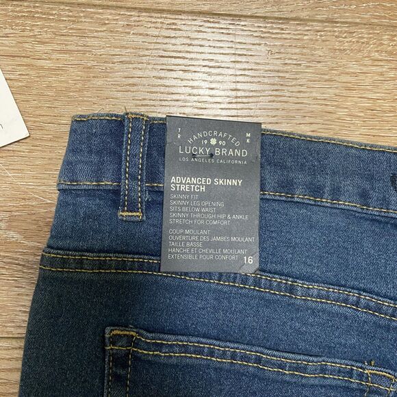 NWT Lucky Brand Yorba Linda Medium Wash Denim Stretch Jeans Girl's Pants… - Picture 9 of 9